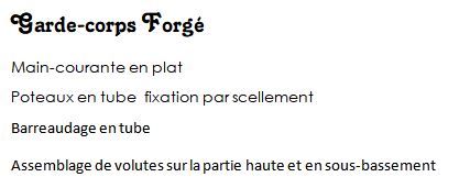 Garde corps forgé 2