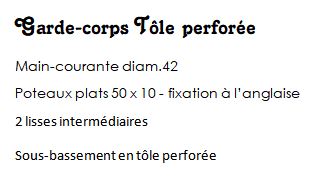 Garde corps forgé 3